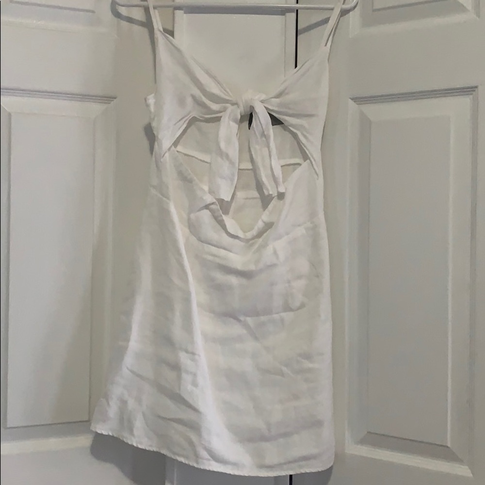 Reformation Sullivan Mini Dress Linen